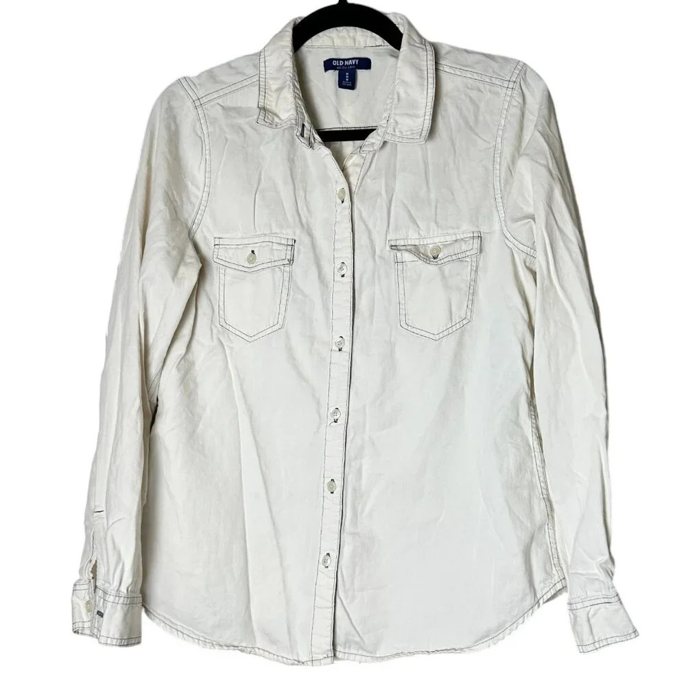 OLD NAVY Chambray Button Down - Medium